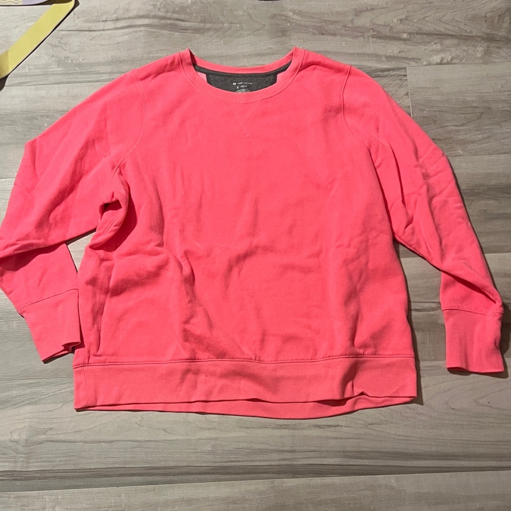 Tek Gear Women's Bright Pink Crew Neck Sweater
